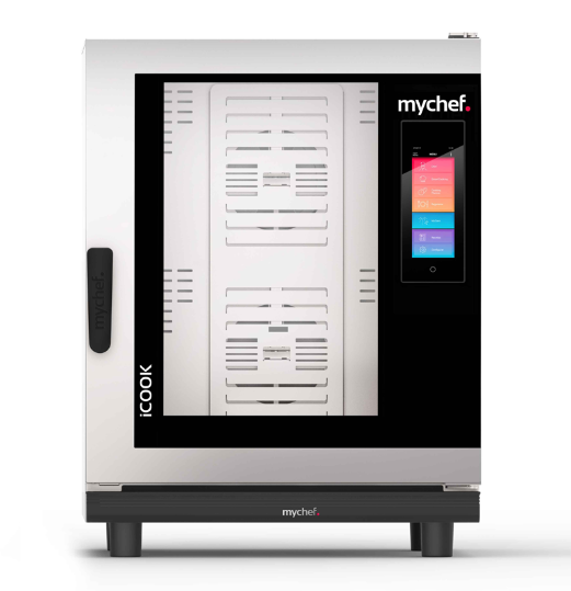 Пароконвектомат профессиональный электрический смешанного типа MYCHEF iCOOK 10GN 2/1 – ELECTRIC Плиты